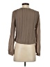 Drew 100% Polyester Brown Long Sleeve Blouse Size XS - photo 2