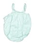 First Wish 100% Cotton Teal Short Sleeve Onesie Size 6-9 mo - photo 2