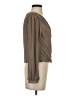 Drew 100% Polyester Brown Long Sleeve Blouse Size XS - photo 4