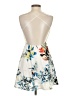 Unbranded Floral White Cocktail Dress Size S - photo 2