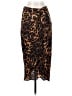 Zara Basic Animal Print Brown Casual Skirt Size XS - photo 1
