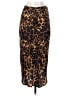 Zara Basic Animal Print Brown Casual Skirt Size XS - photo 2
