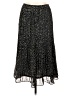 WD.NY 100% Polyester Stars Black Casual Skirt Size L - photo 1