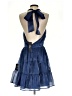 Lulus 100% Polyester Blue Cocktail Dress Size S - photo 2