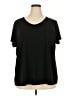 Fashion Bug Black Short Sleeve T-Shirt Size 2X - photo 1