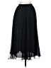 Patra Solid Black Formal Skirt Size 4 - photo 2