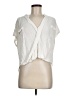 AaKaa Ivory Short Sleeve Blouse Size M - photo 1