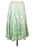Young Essence 100% Polyester Argyle Green Casual Skirt Size L - photo 1