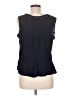 Ann Taylor LOFT 100% Rayon Black Sleeveless Blouse Size M - photo 2