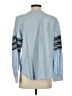 Ann Taylor Blue Long Sleeve Blouse Size S - photo 2