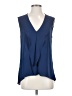 BCBGMAXAZRIA 100% Polyester Blue Sleeveless Blouse Size S - photo 1