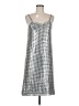 Dodo Bar Or 100% Polyester Houndstooth Silver Cocktail Dress Size EU 40 / US 10 - photo 1