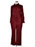 Alex Marie Solid Burgundy Jumpsuit Size 16 - photo 1