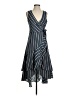 She + Sky Stripes Blue Cocktail Dress Size S - photo 1