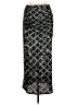 Lulus Black Silver Formal Skirt Size M - photo 1