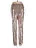 Aqua Metallic Silver Casual Pants Size XS - photo 2