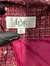 Le Suit Tweed Burgundy Jacket Size 10 (petite) - photo 6