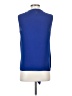 BCBGMAXAZRIA 100% Polyester Blue Sleeveless Blouse Size S - photo 2