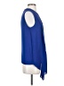 BCBGMAXAZRIA 100% Polyester Blue Sleeveless Blouse Size S - photo 4