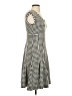 Taylor Houndstooth Gray Casual Dress Size 2 - photo 4