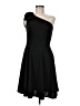 Assorted Brands Solid Black Cocktail Dress Size M - photo 1