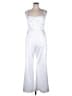 BHLDN Solid White Jumpsuit Size XL - photo 1