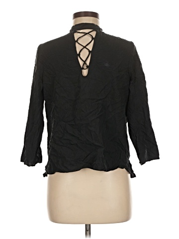 Zara Basic 3/4 Sleeve Button-Down Shirt (view 2)