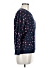 J.Crew 100% Cotton Polka Dots Blue Pullover Sweater Size M - photo 4