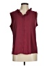 Assorted Brands 100% Polyester Burgundy Sleeveless Blouse Size M - photo 1