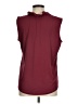 Assorted Brands 100% Polyester Burgundy Sleeveless Blouse Size M - photo 2