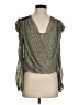 BCBGMAXAZRIA 100% Polyester Metallic Gray Sleeveless Blouse Size XS - photo 1