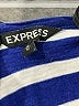 Express Stripes Blue Casual Dress Size M - photo 7
