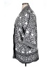 Chico's 100% Polyester Print Black Silver Blazer Size XL (3) - photo 5