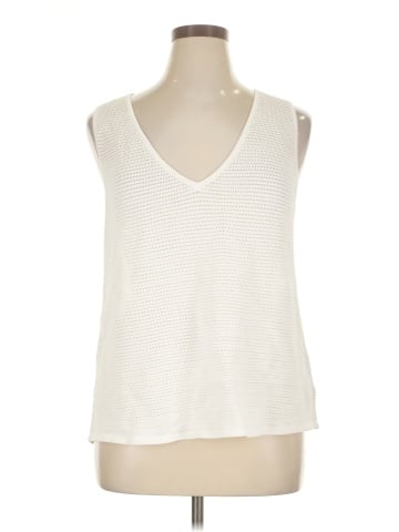 Olivia Grey Sleeveless Top (view 1)