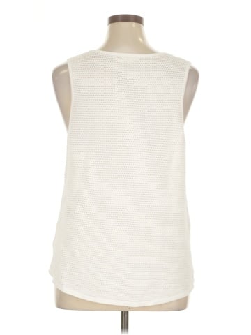 Olivia Grey Sleeveless Top (view 2)