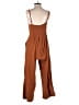 Old Navy Solid Brown Jumpsuit Size S - photo 2