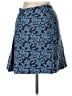 Boden Paisley Blue Wool Skirt Size 10 - photo 2