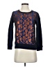 J.Crew 100% Cotton Paisley Blue Pullover Sweater Size XS - photo 1
