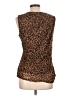 DKNY Brown Sleeveless Blouse Size L - photo 2