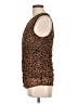 DKNY Brown Sleeveless Blouse Size L - photo 5