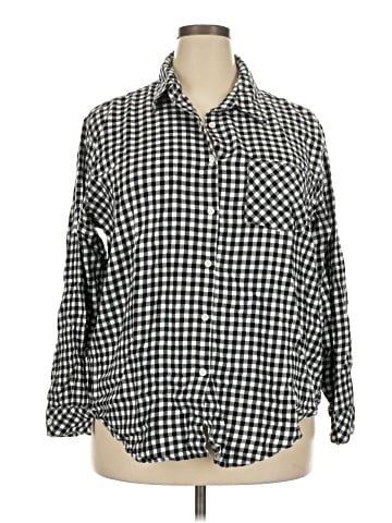 Lane Bryant Long Sleeve Button-Down Shirt (view 1)