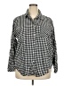 Lane Bryant Black Long Sleeve Button-Down Shirt Size 18 - 20 Plus - photo 1