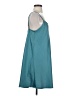 Cabernet 100% Polyester Solid Teal Casual Dress Size S - photo 4