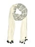 Saachi Style 100% Viscose Ivory White Scarf One size - photo 1