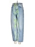 AGOLDE 100% Cotton Paisley Blue Jeans Size 23 waist - photo 1