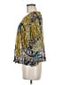 Weston 100% Polyester Yellow 3/4 Sleeve Blouse Size M - photo 5