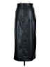 Pull&Bear Black Faux Leather Skirt Size M - photo 2