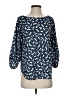 Ann Taylor Blue 3/4 Sleeve Blouse Size XS - photo 1