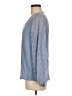 Shein Blue Long Sleeve Blouse Size 6 - photo 5