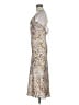 ACOA collection 100% Polyester Animal Print Silver Cocktail Dress Size M - photo 5